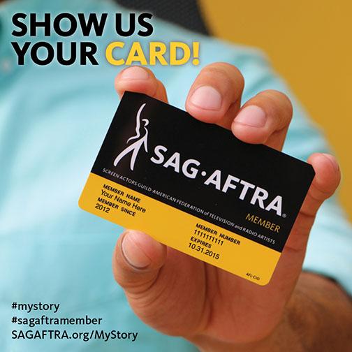 what does a sag card look like