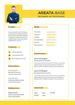 acting resume template 2022